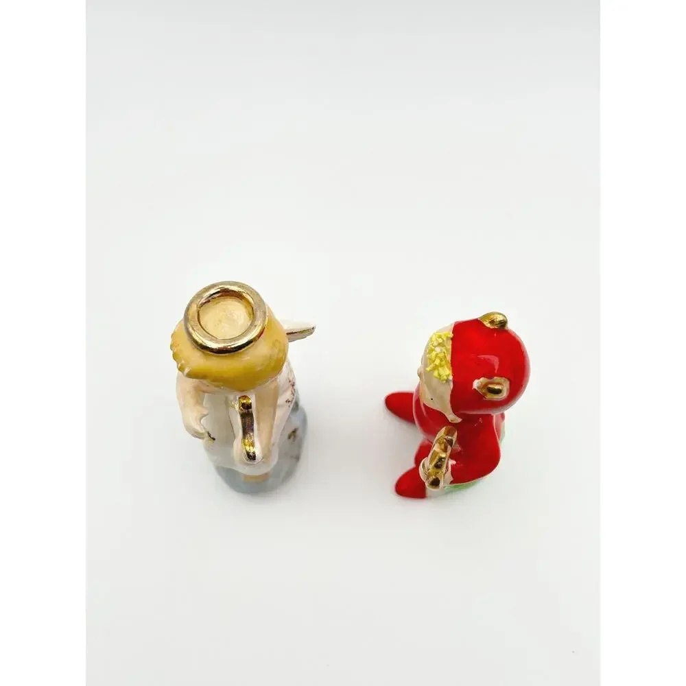 Artmark Japan Angel and Devil Salt and Pepper Shakers Vintage 1950s Kitsch